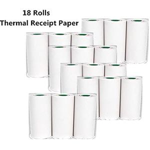 Handbediende slimme inkjetprinter, Mini Commerciële Factuur Thermische Ontvangst Bill Printer POS Printer inktvrij for keuken Restaurants Hotels 58mm voor Code Date Label-industrie(Verde)