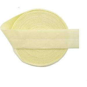 100 yards per rol 3/4"" 20 mm mat effen niet-glimmende vouw over elastische banden FOE spandex band haarband band jurk naaien - antiek wit - 50 yards