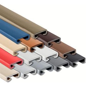 ProfiPVC Leuning PVC trapleuning reling kunststof leuning rubber 40x8mm (beige)