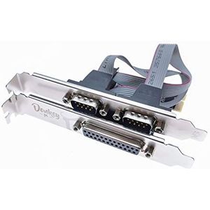 Donkey pc - PCI Express-kaart met 2 DB9 RS232 seriële poorten + 1 x DB25 LPT-parallelle poort adapterkaart voor PC USB 3.0 controller