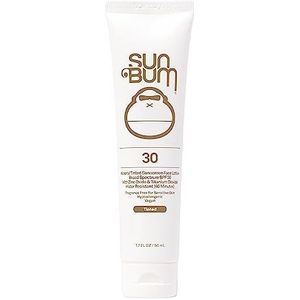 Sun Bum Minerale SPF 30 getinte zonnebrandcrème gezichtslotion | Veganistisch en rifvriendelijk (Octinoxaat & Oxybenzone vrij) breed spectrum natuurlijke zonnebrandcrème met UVA/UVB-bescherming | 1.7