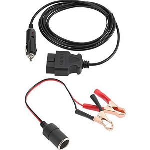 BLLBOO OBD Memory Saver - Kabel Clip OBD II Voertuig ECU Emergency 12V Voeding Kabel Memory Saver met Clip