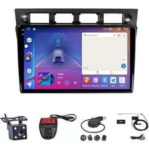 Android Double Din Car Stereo 9 Inch Touchscreen Autoradio Autotoebehoren Multimedia Stuurwielbediening met Navigatie Plug And Play Voor Kia Picanto SA Morning 2004-2007 (Size : M700S 4G+WIFI 8G+12