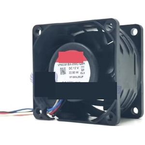Voor SUNON VF60381BX-000C-Q9H DC 12V 22,80W 60x60x38mm 4-draads serverkoelventilator