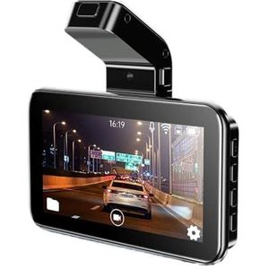 Dashcam WIFI 1440P Dash Auto Dash Cam Camera Dubbele Lens Ingebouwde DVR Recorder Dashcam G-Sensor Loop Opname Parkeerbewaking Autocamera(Single camera None)