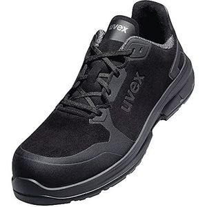 Uvex 1 sportwerkschoenen - veiligheidsschoenen S3 SRC ESD - zwart - breedte 14 / extra breed, zwart, 44 EU