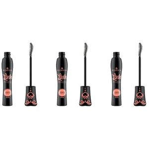 Essence Lash Princess Volumizing Mascara, intens zwart, veganistisch, zonder parabenen, parfum/alcohol, anti-clump, verpakking van 3 (3 x 12 ml)