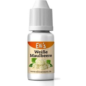 Ellis Aromen witte moerbei, levensmiddelaroma vloeibaar voor levensmiddelen en vloeistoffen, om te bakken, koken, zoals voor pap en kwark, caloriearm