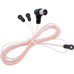 FM-antenne 75 Ohm F For Thuisradio Stereo-signaalontvanger Antenne 2m For FM-radiostations Binnenshuis
