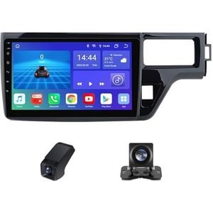 Android autoradio 2 Din geldt voor Honda Stepwgn Spada 5 2015-2021 met Draadloze Carplay Android Auto GPS Navi WiFi 9 inch met Bluetooth FM/RDS+ Achteruitrijcamera/Stuurwielbediening(C30 Pro)