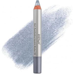 Impala jumbo potlood 3 in 1 - oogschaduw, lippenstift en blush kleur 08 Zilver