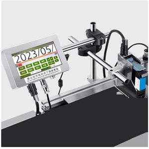 Online inkjetprinter en inktdatum Barcode QR-code Variabele gegevens Logo Deadline Thermische automatische transportbandproductielijn Breed printmateriaal(25.4Printer-1 HD Ink)