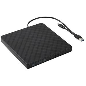2-in-1 USB 3.0 Type C Optische Schijven, Slanke Externe Dvd-rw, Cd-brander, Lezer En Speler For Laptop Pc, Draagbare Dvd-brander Heldere Beeldkwaliteit Stabiele Audio