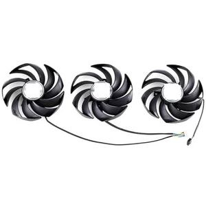 PLD09210S12HH Koelventilator voor MSI voor RTX 3060 3070 3080 3090 Ti RX 6800 XT voor GAMING X TRIO Grafische kaart(Black 3-Fan)