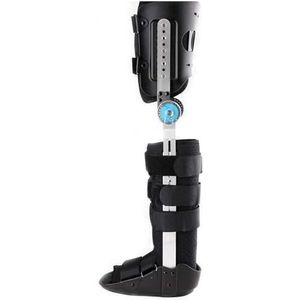Knie, enkel, voetorthese, beenbreuken, knie, enkel, orthese, verstelbaar, kuiten, enkels, bevestiging voor laarzen om te lopen (links, M)
