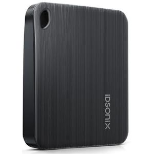 iDsonix Portable SSD 4TB, USB 3.2 Gen 1 tot 466 MB/s, SSD Harde Schijf Extern met 2-in-1 USB C-kabel voor USB-C Smartphone, PC, Tablet, Laptop - i5PLUS