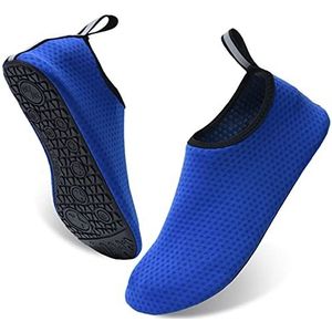 AUXDIQ Zwemschoenen, badschoenen, aquaschoenen, surfschoenen, waterschoenen, strandschoenen, blotevoetenschoenen, sneldrogend, voor dames en heren