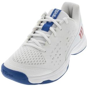 Wilson Rush Pro tennisschoen, wit/Deja Vu blauw rood, 5 UK, Wit Deja Vu Blauw Wilson Rood, 5 UK
