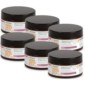 alkmene Calendula Regenererende crème voor beschadigde en droge huid, 200 ml, veganistische huidcrème verlicht jeuk, lichaamscrème, zeer droge huid, bodyboter
