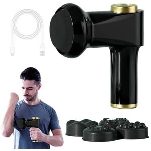 Diep weefselmassageapparaat - Handmassageapparaat - Superstille draagbare mini krachtige percussie spierstimulator kerstcadeaus voor mannen en vrouwen Bbauer