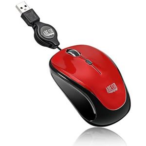 Adesso Ergonomische iMouse S8 - intrekbare optische USB-muis