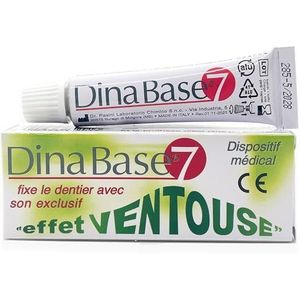 DINABASE 7 Thermoplastische kunstgebitkleefstof - Zorg ervoor dat uw kunstgebit weer tot 7 dagen goed aansluit [geen lijmkleefstof, werkt als een passende kunstgebitvoering]