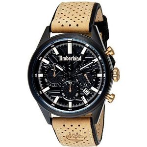 Timberland Heren chronograaf kwarts horloge met lederen armband TBL.15476JSB/02