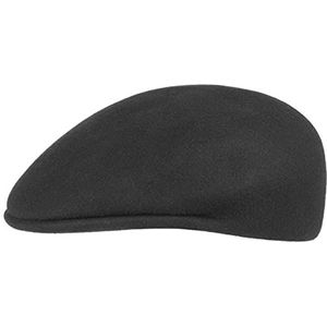 Lipodo Vilt Sportmuts Dames/Heren - Made in Italy pet met klep flat hat wintercap voor Zomer/Winter - M (56-57 cm) zwart