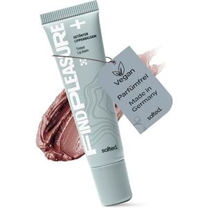 salted. Getinte lippenbalsem, 15 ml, opvullende lippenbalsem voor onmiddellijke verzorging, voedend en vochtinbrengend, lippenverzorging voor zachte, soepele lippen, baksteenrood, veganistisch