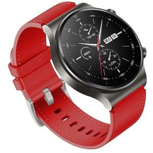 yeziu Lichtgewicht zachte bandjes voor Huawei Watch GT GT2 GT2 PRO horlogeband heren en dames armband 22 mm(Color:Red)