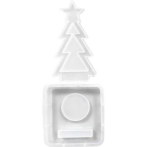 Stevige Siliconen Kandelaar Houder Mallen Accessoire Voor Kerst Set van 2 Feestelijke Ambachtelijke Benodigdheden Romantiek Decoraties