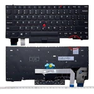 Amerikaans toetsenbord voor X280 A285 YOGA X390 X395 X13 L13 5TH GEN1 GEN2 S2(Without Backlight)