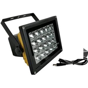 UV-lamp voor uitharding, 200W UV-lamp 365nm 395nm for groene olie-inkt 3D-printen, oplaadbare, snel uithardende, draagbare UV-harslamp(395nm,200W)