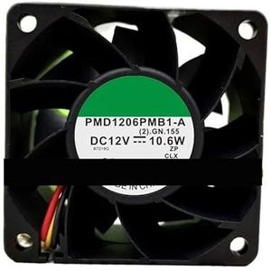 Koelventilator voor SUNON PMD1206PMB1-A Dual Ball Serverventilator 12V 10.6W 6038 60 * 60 * 38MM