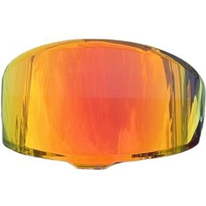 Motorhelm vizier lens, Helmvizier, Z8-schild for SHOEI RF1400 NXR2 CWR-F2 Ca-SCO Moto Shield Zonnebrandcrème Windscherm Motorhelmvizier (vizierbasis)(Revo Deep Red-day Use Only)