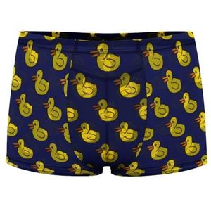 Rubber Duck Heren Boxer Slips Sexy Shorts Mesh Boxers Ondergoed Ademend Onderbroek Thong