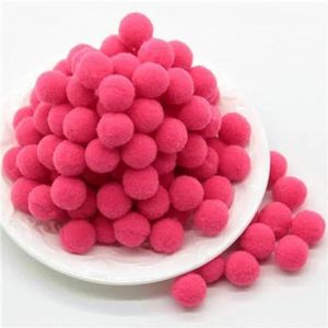 8/10/15/20/25/30mm Mini Pluizige Zachte Bal Handgemaakte Kinderspeelgoed Bruiloft Kerst Decor DIY Naaien Craft Supplies-14 Rose rood-30mm 20g 21pcs