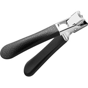 Nagelknipper roestvrij staal 13mm brede kaak opening nagelsnijder voor pedicure zwart