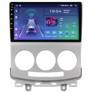 Android 12 Autoradio Voor Mazda 5 2005-2010 9 Inch Touchscreen Met GPS Navigatie Ondersteunt Draadloze Carplay Android Auto/HiFi/WiFi/GPS/RDS/DSP/Stuurwielbediening + Achteruitrijcamera(M100S - 4 Cor