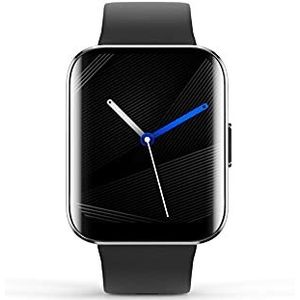 BAUNZ smartwatch voor dames en heren, bluetooth met oproepen - 43 mm display 801007 zwart
