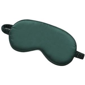 Slaapblinddoek zachte pluche oogmaskers schattige liefde wolk oogbedekking pluche masker ooglapmasker dutje gezondheid oogbedekking slaapmasker (donkergroen)
