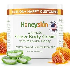 Ultimate Face & Body Cream (2 oz) - Deeply Hydrating Moisturizing Skin Repair Cream - Natural and Organic, Made With Manuka Honey & Aloe Vera