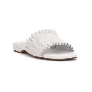Jessica Simpson Camessa platte sandaal voor dames, Helder Wit, 36 EU
