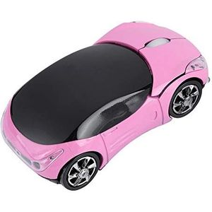 Draadloze gamingmuis, VBESTLIFE 2,4 GHz draadloze USB-ontvanger Optische, ergonomische muis met 3 klikknoppen en instelbare DPI plug & play voor laptop, pc, Mac (roze)