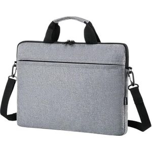 Laptoptas Mouw Schouder Handtas Notebook Aktetassen 13.3 14 15.6 inch Geschikt for Lenovo/HP/Huawei/Asus/Dell/Samsung (Color : Grey, Size : 13 13.3 14 inch)