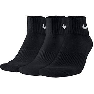 Nike Cushion Quarter Herensokken, verpakking van 3 paar