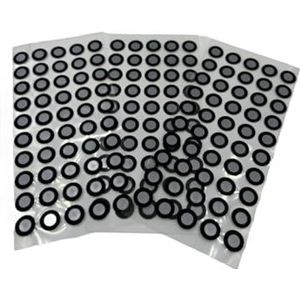 1000 punten nauwkeurige 3D-scanner positioneringsdoel 6 mm reflecterende markeringsfilm Diffuse reflectiesticker Referentievolgpunt voor ondersteunde positionering, kalibratie(Inner 6mm outer 6mm)