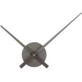 [DL] Wall Clock Little Big Time Mini metallic donkergrijs