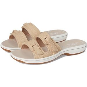 Clarks Breeze Piper sandaal voor dames, Zand Interesse, 41 EU