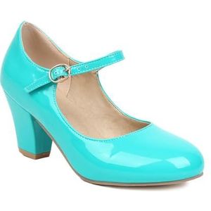 BGFCDFGV Mary Jane schoenen, dikke hakken met hoge hakken, snoepkleurige dames singles schoenen,Multi colored,34 EU